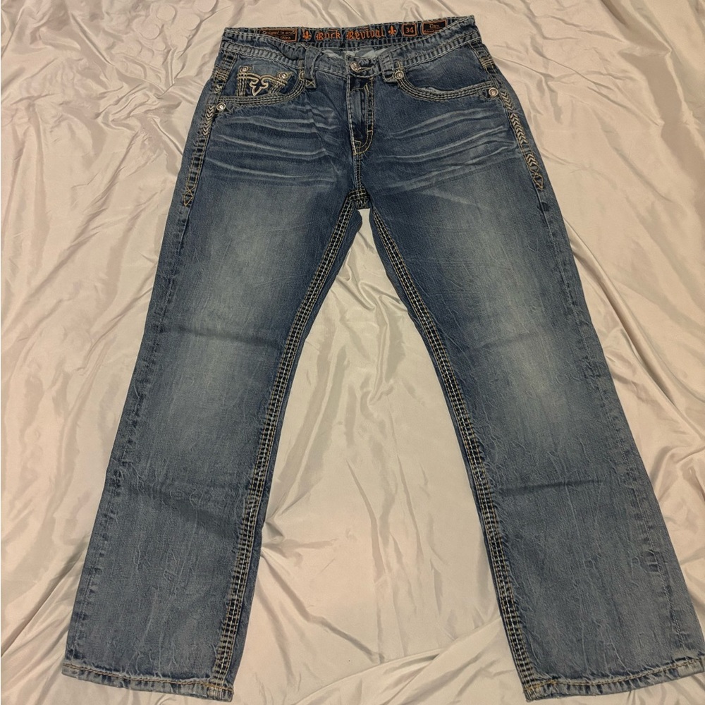 Rock revival rock revival size 34 jeans great look design and feel